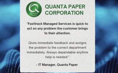 Quanta Paper Corporation testimonial